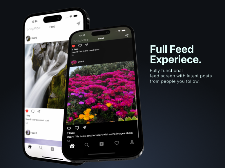 SwiftUI Apps Pack, Instagram, TikTok and AirBNB Clone templates + Firebase Authentication Layer - 4