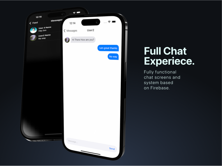 SwiftUI Apps Pack, Instagram, TikTok and AirBNB Clone templates + Firebase Authentication Layer - 8