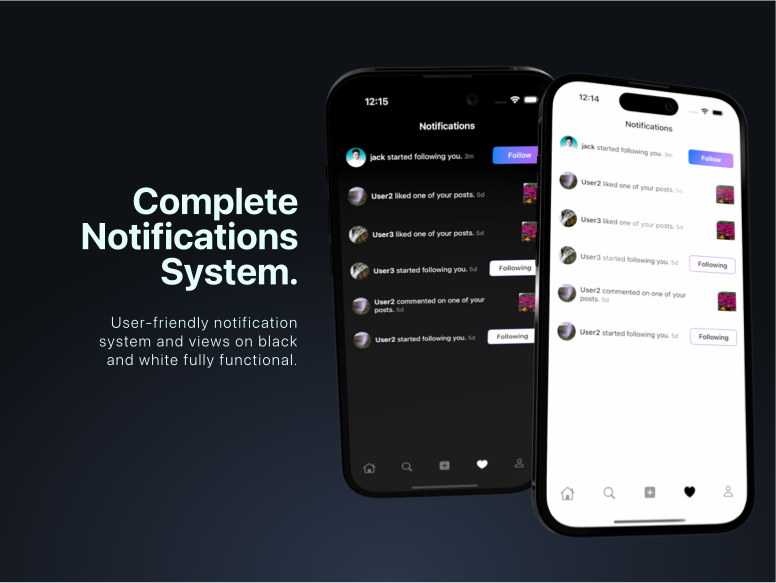 SwiftUI Apps Pack, Instagram, TikTok and AirBNB Clone templates + Firebase Authentication Layer - 9